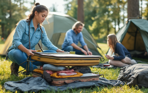 Faltbare Campingliege: Richtig verstauen leicht gemacht